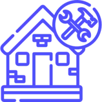 Old Building Renovation Icon